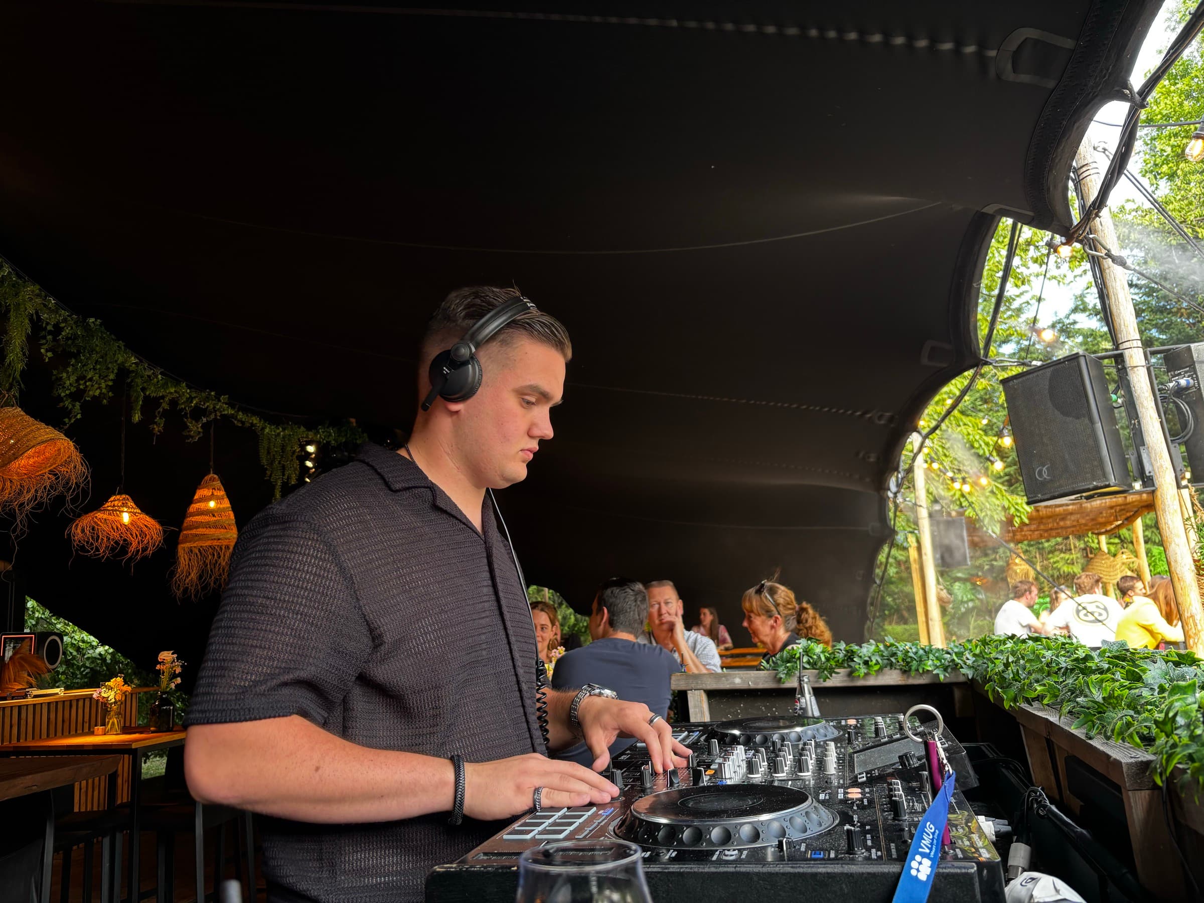 Klas tijdens een club experience